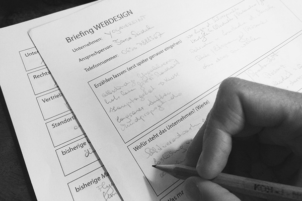 Briefing Webdesign